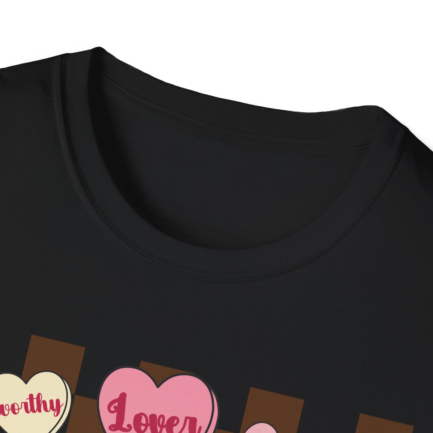 Empowering 'You Are' Positive Affirmation T-Shirt - Retro Candy Heart Self-Love Tee for Women & Teens - Ultimate Confidence Booster Gift