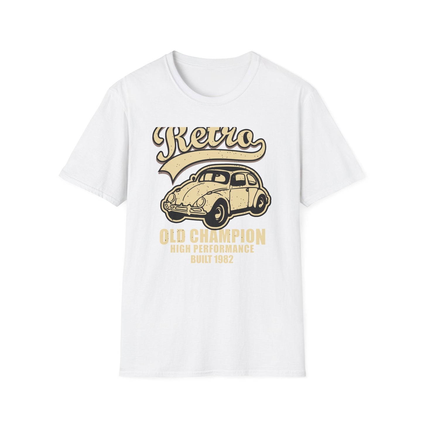 Legendary Retro Old Champion Built 1982 Car T-Shirt for Classic Auto Enthusiasts & Vintage Lovers - Exclusive Gift!