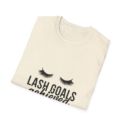 Mysterious Glam Eyelashes T-Shirt | Chic Beauty Fashion Tee | Unique Gift for Her | Stunning Dark Design