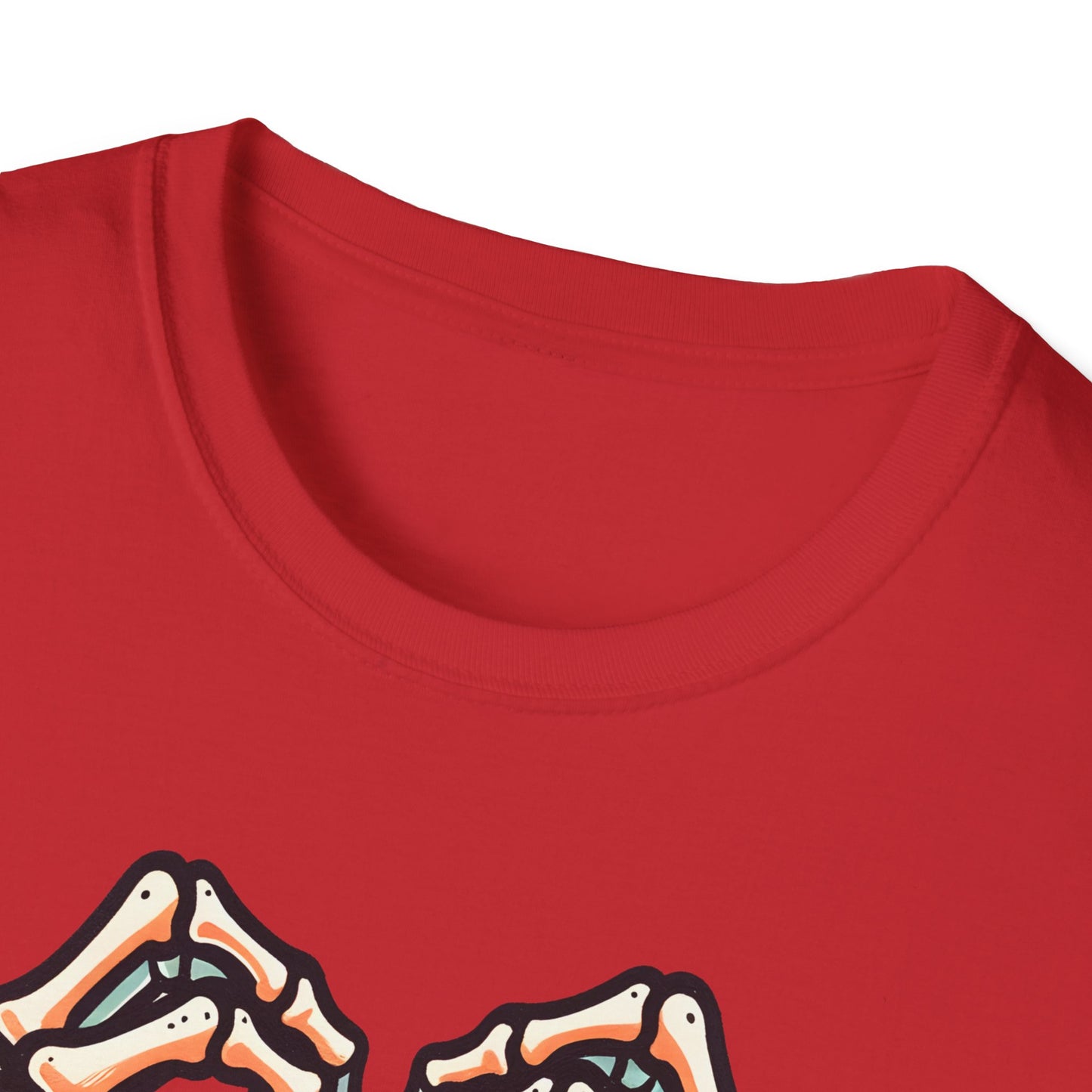 Romantic Skeleton Hands Heart T-Shirt | Till Death Do Us Part Valentine's Day Love Tee | Unique Rose Gift