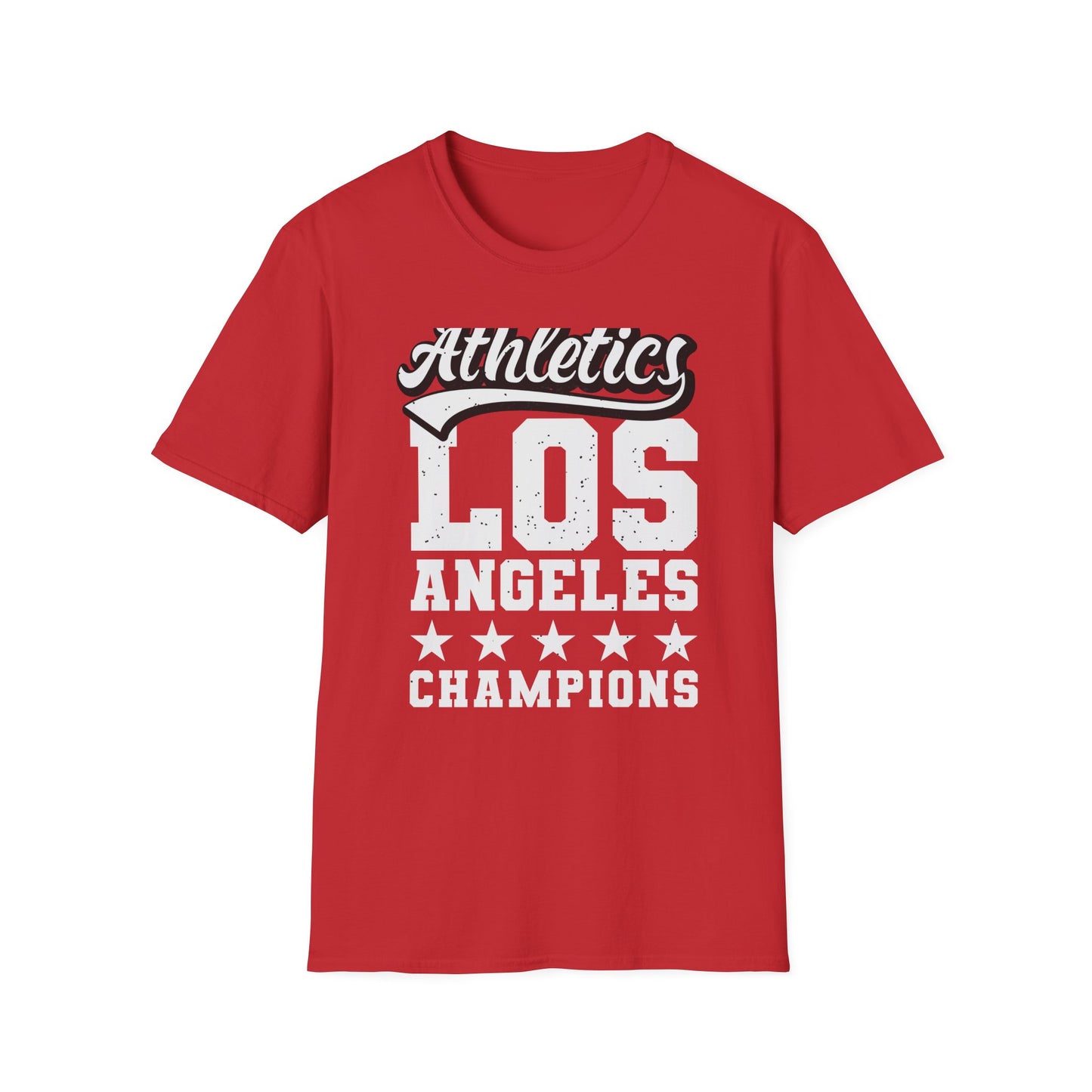 Epic Los Angeles Athletics Champions T-Shirt | Vintage Distressed LA Sports Fan Tee | Dept. of Athletics Retro Style