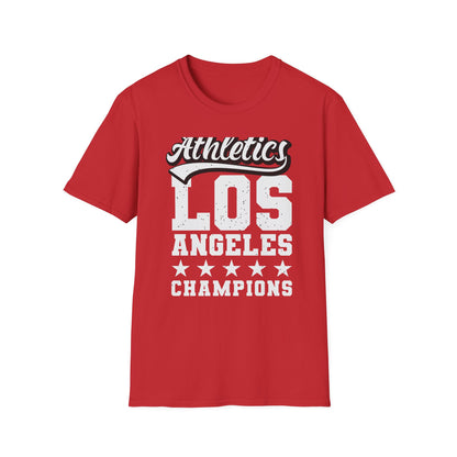 Epic Los Angeles Athletics Champions T-Shirt | Vintage Distressed LA Sports Fan Tee | Dept. of Athletics Retro Style