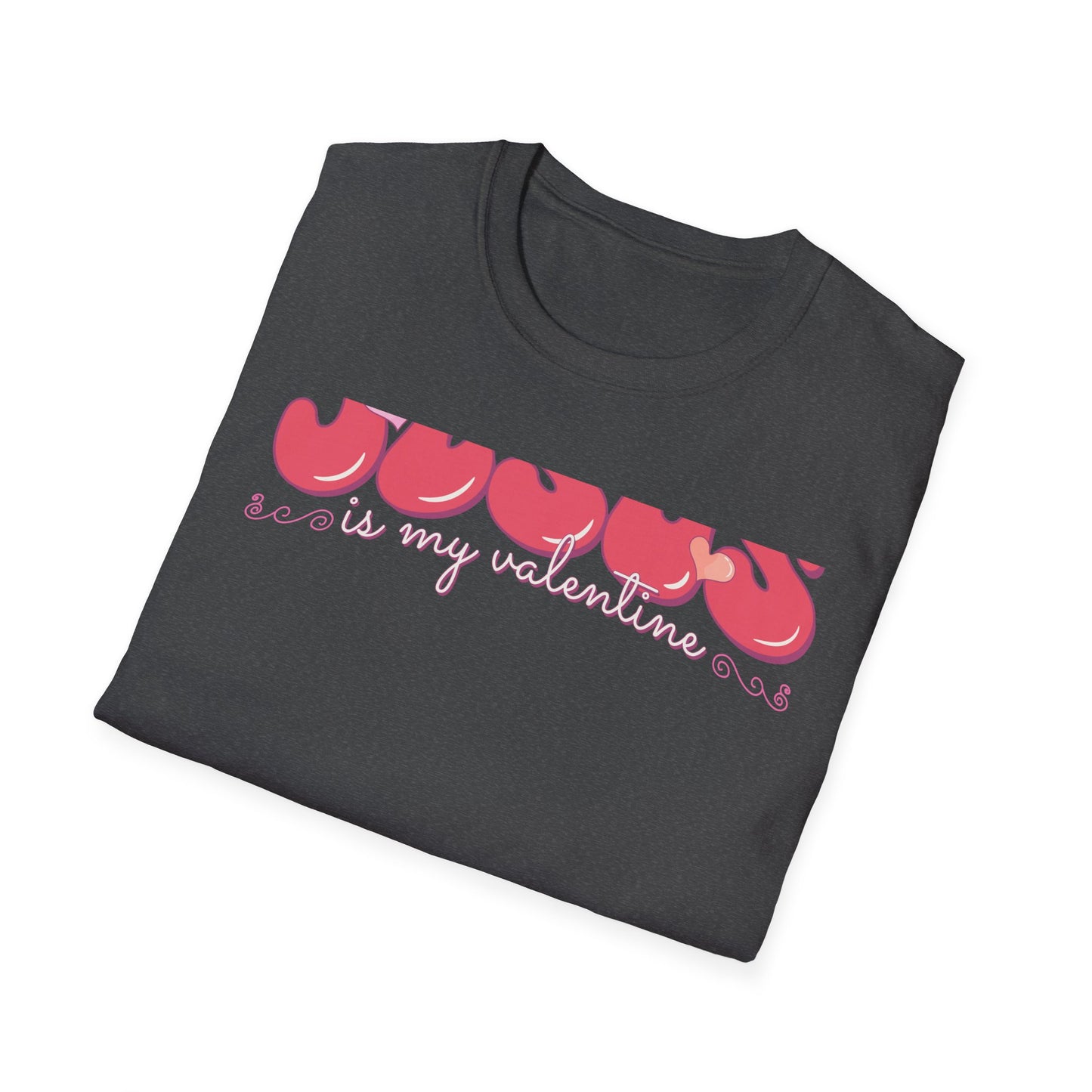 Unique Jesus is My Valentine T-Shirt | Groovy Retro Faith Tee | Sweet Christian Valentine's Day Gift for Her