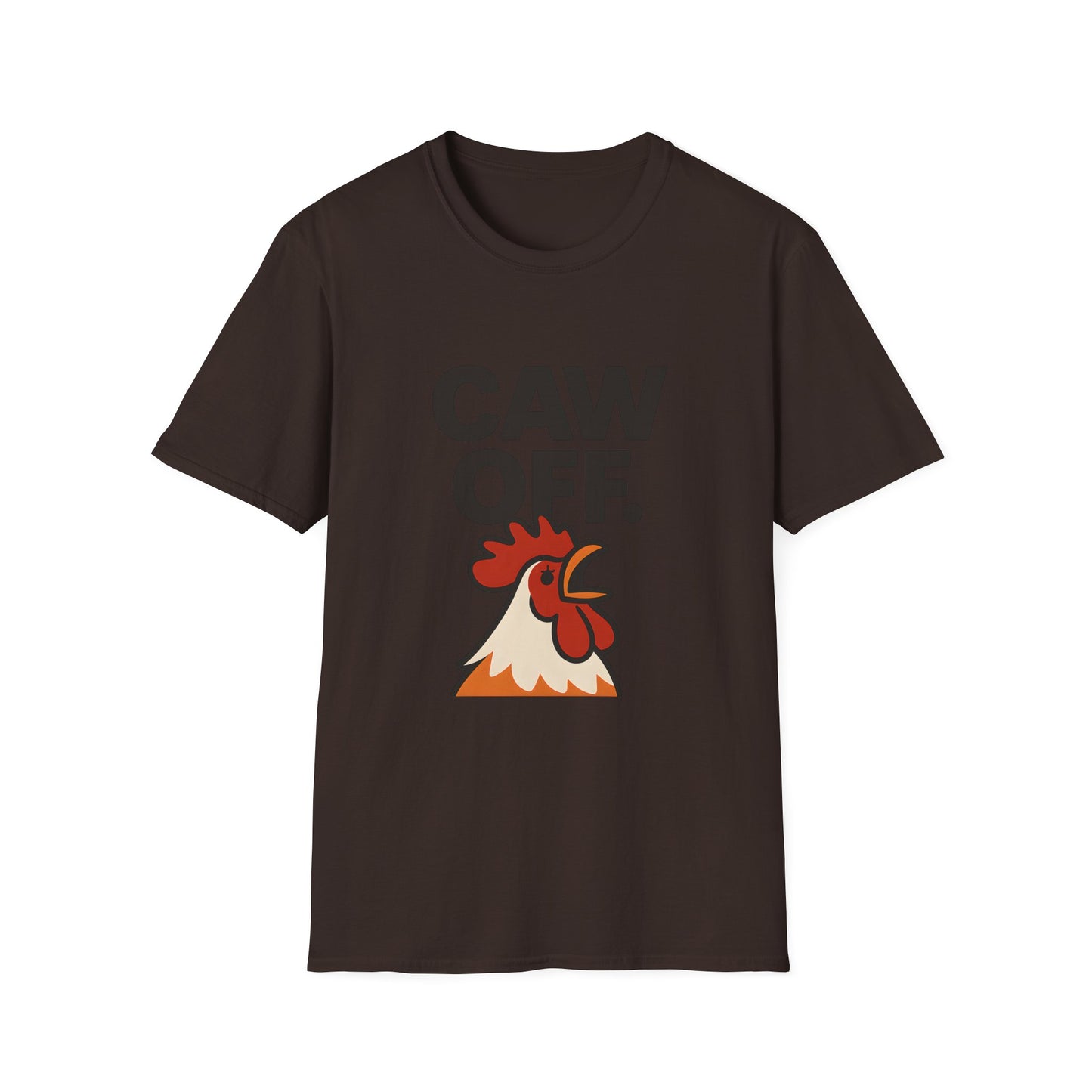 Caw Off Funny Rooster Graphic T-Shirt