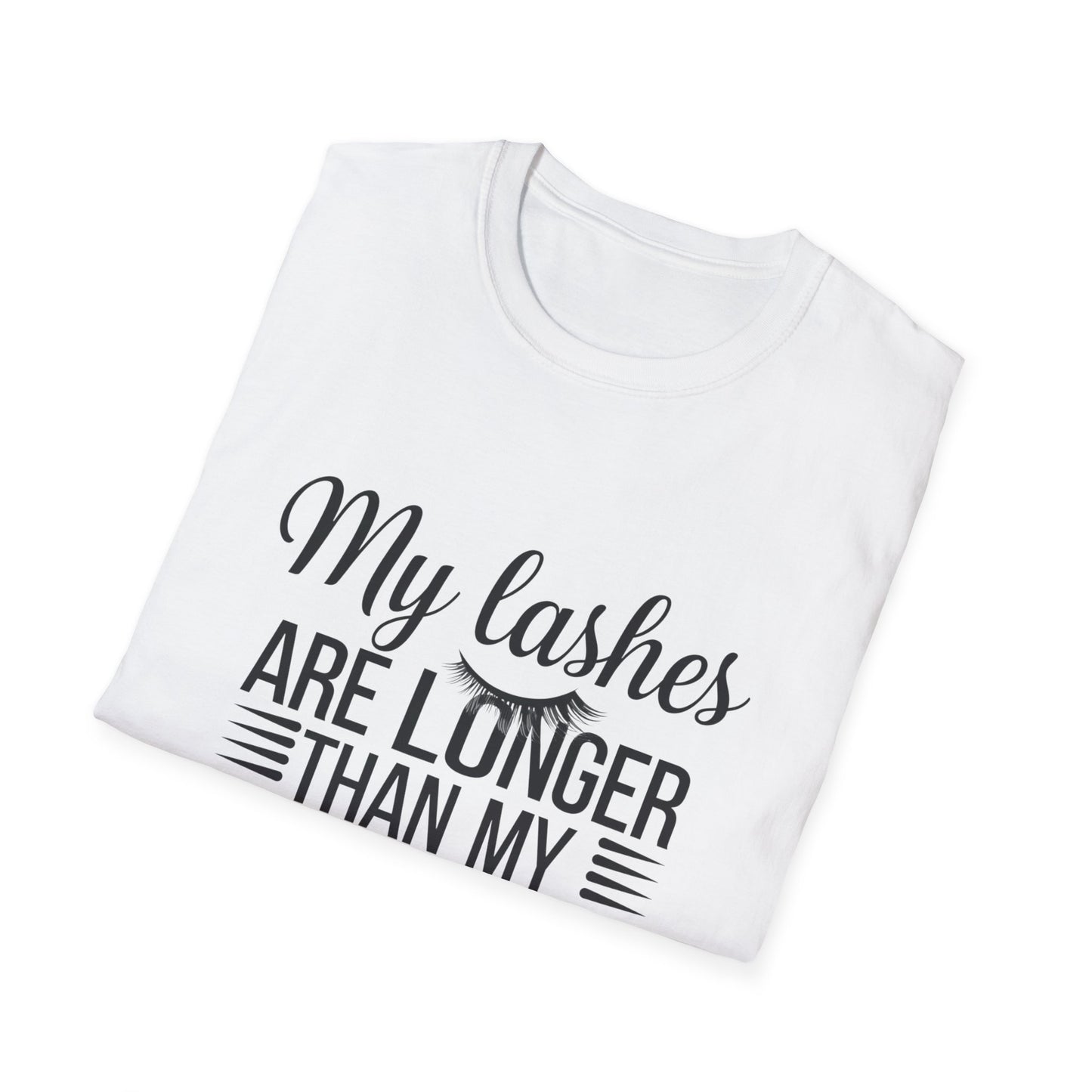 Fabulous Lashes Longer Than My To-Do List T-Shirt | Funny Beauty Lover & Lash Tech Tee | Trendy Makeup Gift