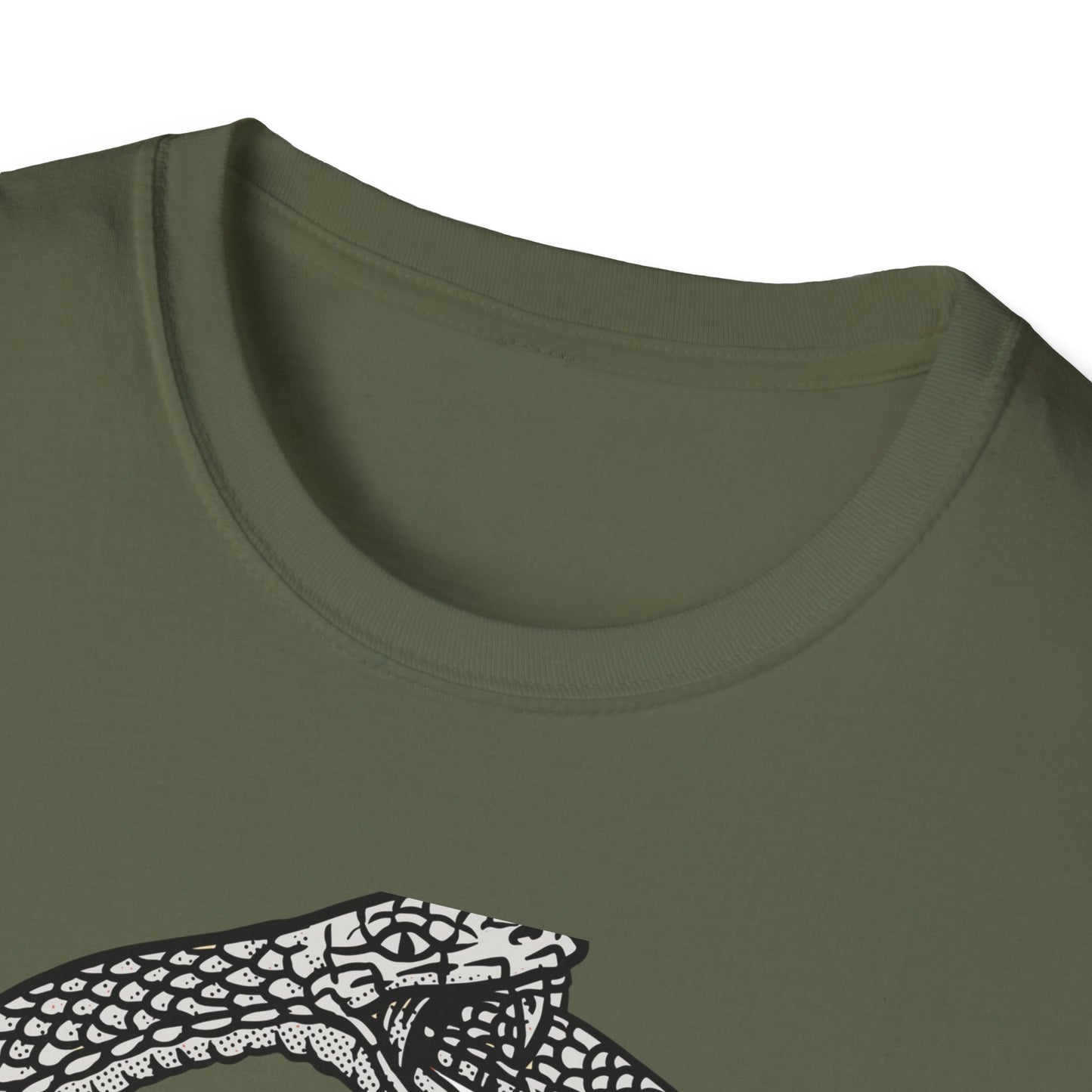 Unleash Your Inner Fire: Mystic Ouroboros & Leviathan Cross T-Shirt | Eternal Alchemy Symbol Tee