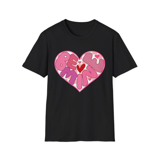 Sweet Be Mine Heart T-Shirt | Adorable Valentine's Day Love Tee | Retro Pink Aesthetic Gift for Her