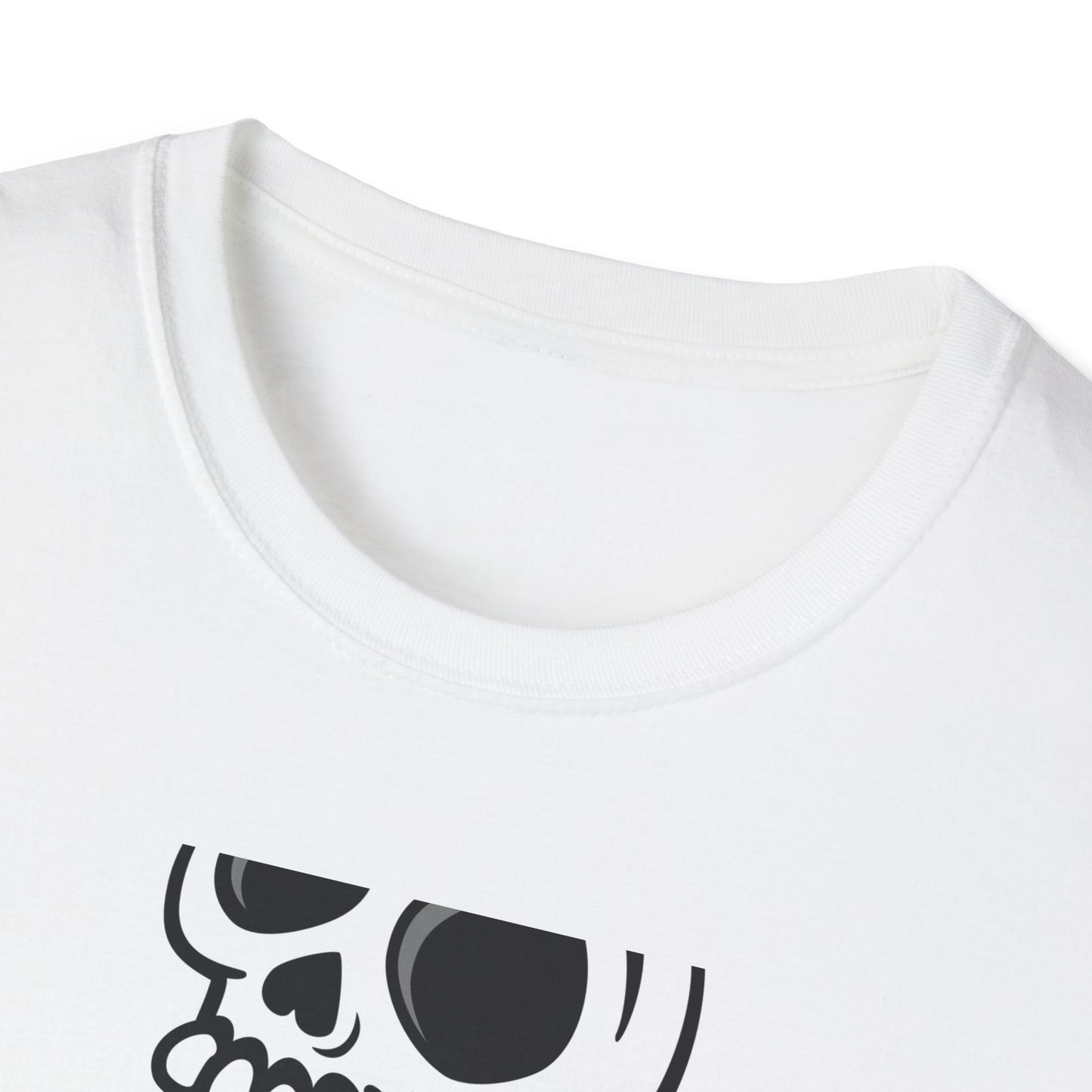 Spooky Sweet Skull Ice Cream Cone T-Shirt - Edgy Monster Dessert Tee for Goth & Punk Fans | Unique & Cool
