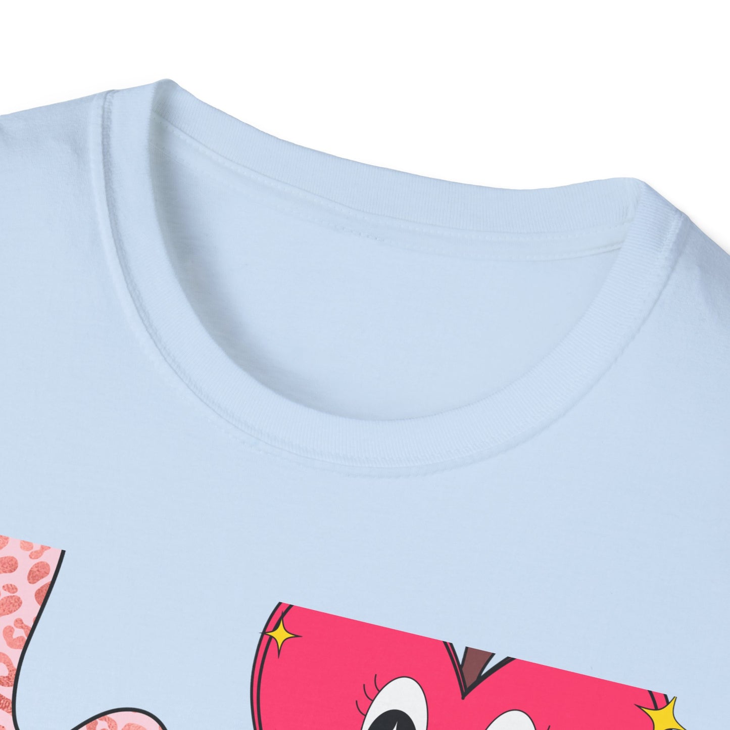 Groovy Leopard 'L' Back to School T-Shirt | Whimsical Reading Apple & Pencil Pals Tee | Fun Teacher Student Gift Idea