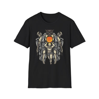 Majestic Divine Sun Bearer T-Shirt | Regal Classical Art Tee | Unique Statement Graphic for Art Lovers & Seekers of Power