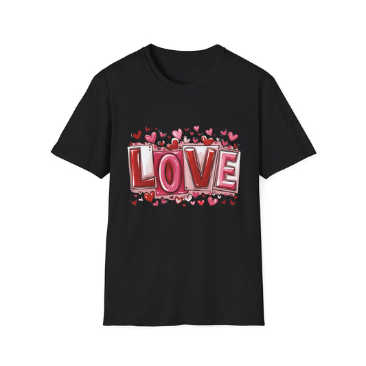 Charming LOVE Hearts T-Shirt | Perfect Valentine's Day & Anniversary Gift | Express Your Love Sweet Design Tee