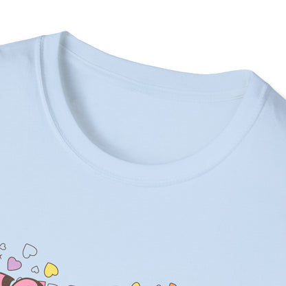 Adorable Sweet Heart T-Shirt | Retro Pastel Hearts Valentine's Day Gift for Her