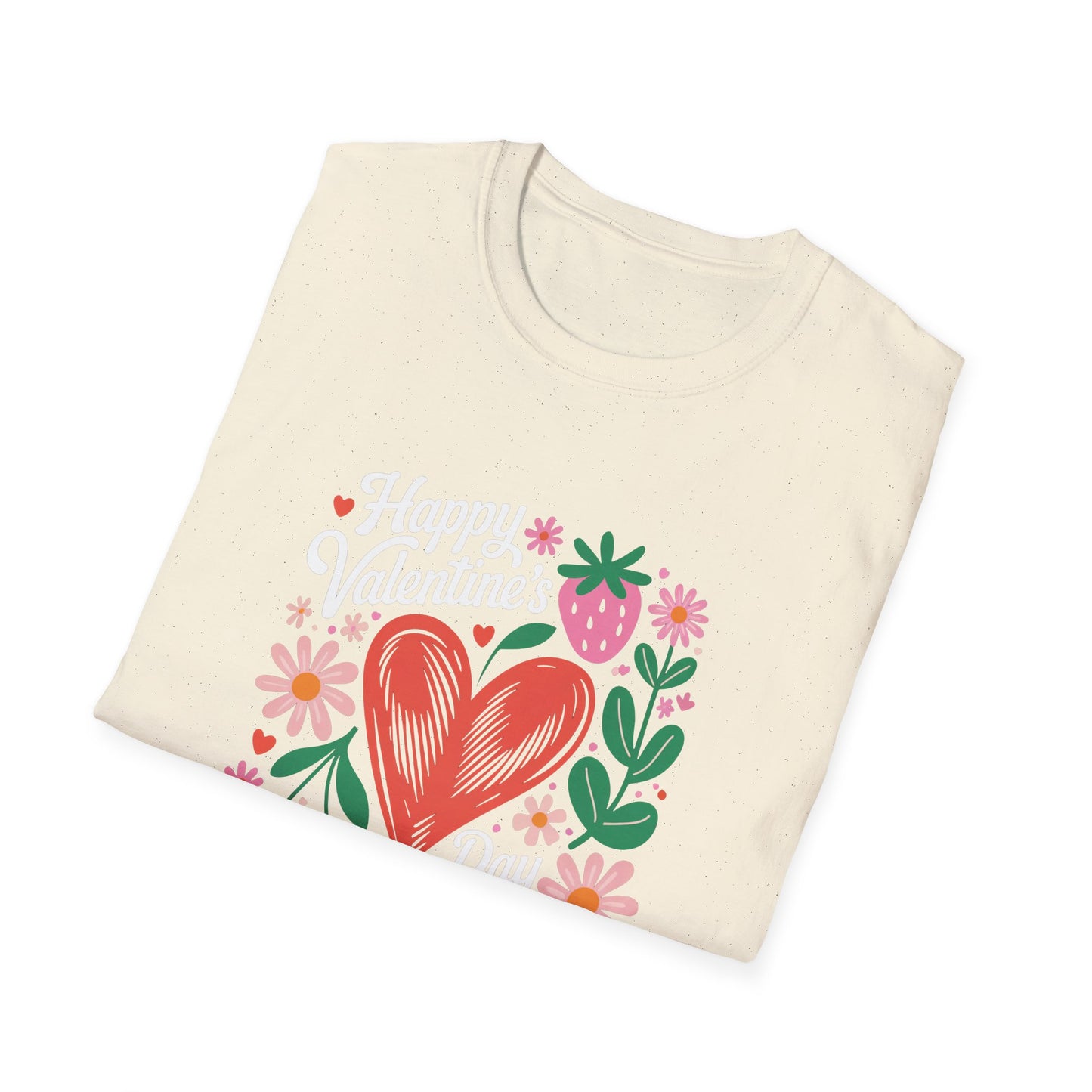 Groovy Valentine's Day T-Shirt | Adorable Retro Heart & Flower Love Tee for Women & Girls | Sweet Holiday Gift
