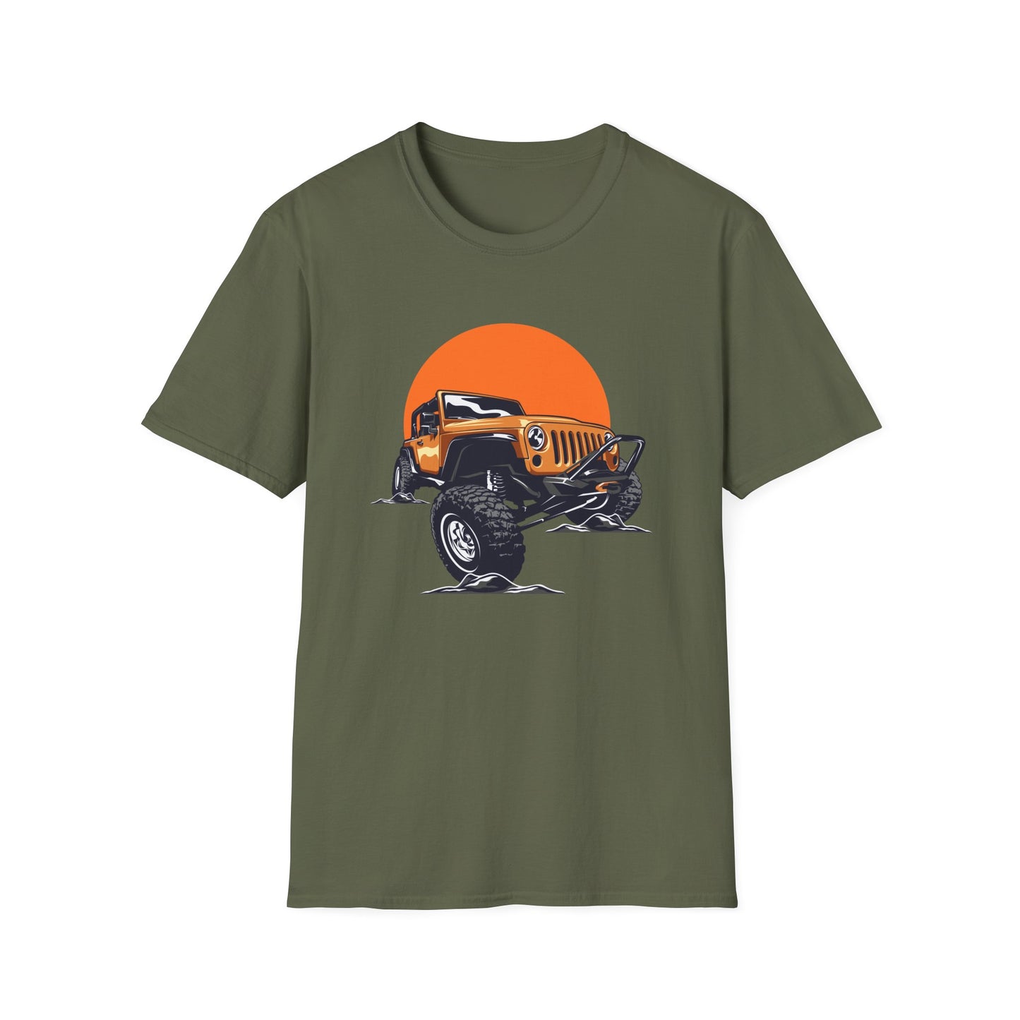 Epic Off-Road Jeep Wrangler T-Shirt | Rugged 4x4 Adventure Sunset Tee | Ultimate Gift for Jeep Lovers & Off-Road Enthusiasts