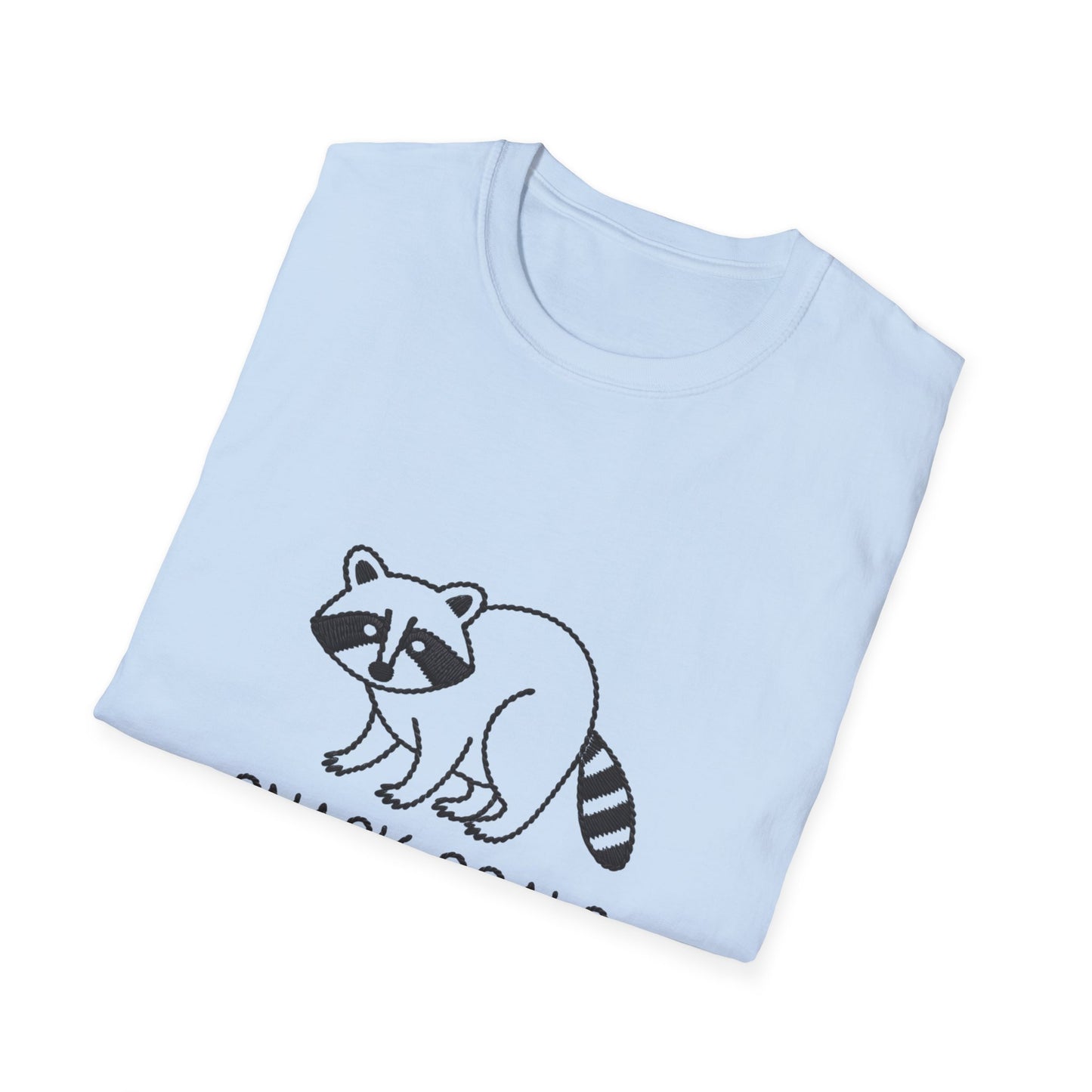Adorable Raccoon 'Snack Goals' T-Shirt | Funny Foodie Animal Lover Tee | Ultimate Cozy Gift for Snack Enthusiasts