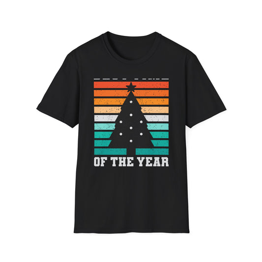 Vintage Christmas Tree T-Shirt | "Best Time Of The Year" Retro Holiday Tee | Cozy Festive Party Gift