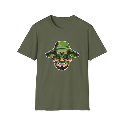 Groovy Cannabis Leaf Man T-Shirt | Ultimate Stoner Style 420 Tee | Unique Weed Enthusiast Gift, Must-Have!