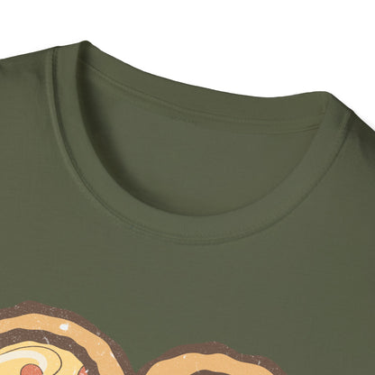 Retro Pizza Is My Valentine T-Shirt | Heart-Shaped Pizza Lover Tee | Funny Anti-Valentine Foodie Gift | Unique & Cozy