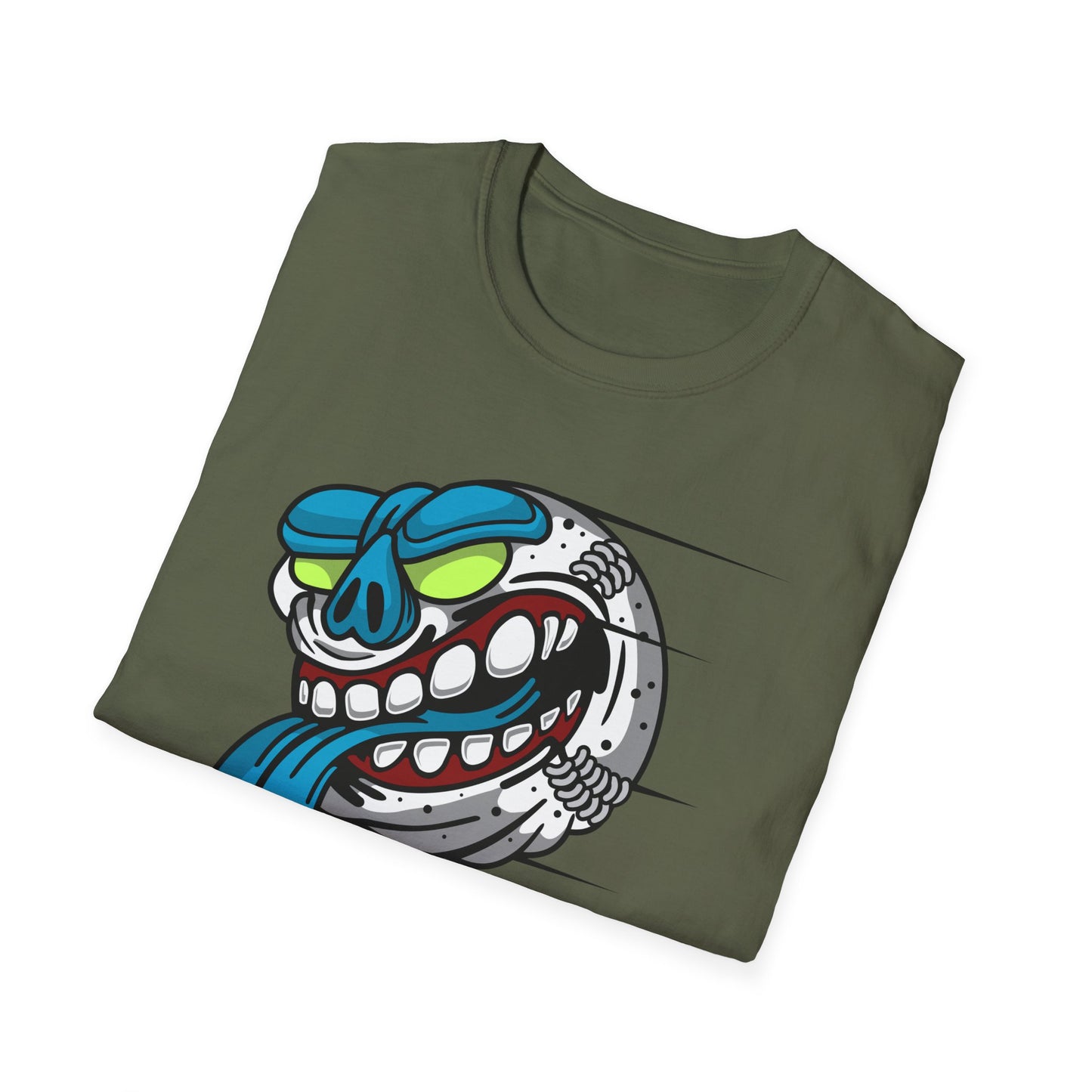 Epic Wild Face T-Shirt - Speedy Cartoon Monster Tongue Tee for Edgy Streetwear & Unique Style
