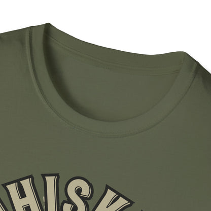 Bold 'Whiskey Makes Me Frisky' T-Shirt - Funny Drinking Tee for Whiskey Lovers | Perfect Bar & Party Humor Gift