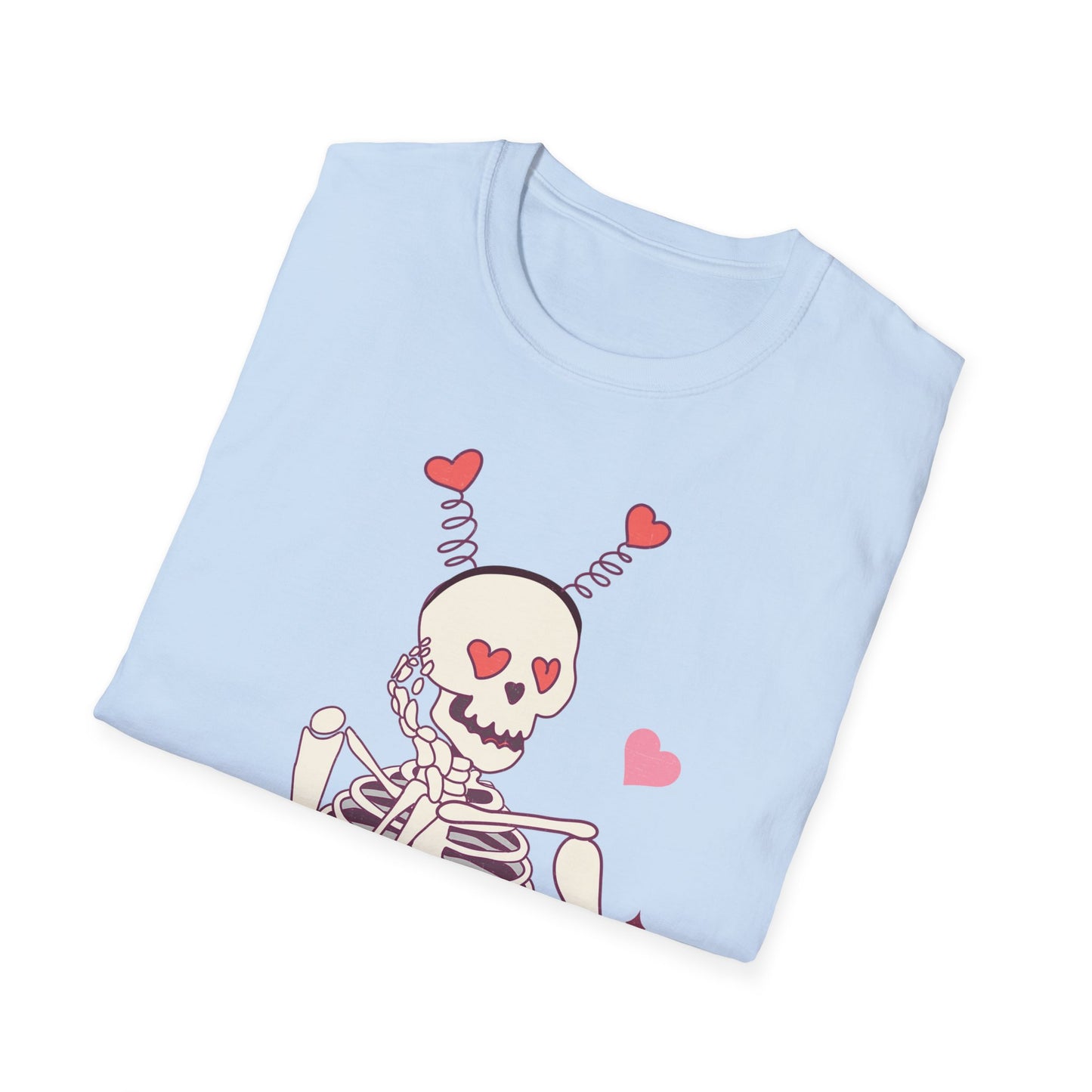 Spooky-Cute "Til We Are Ghosts" T-Shirt | Enduring Love Skeleton Tee | Romantic Anniversary Couple Gift