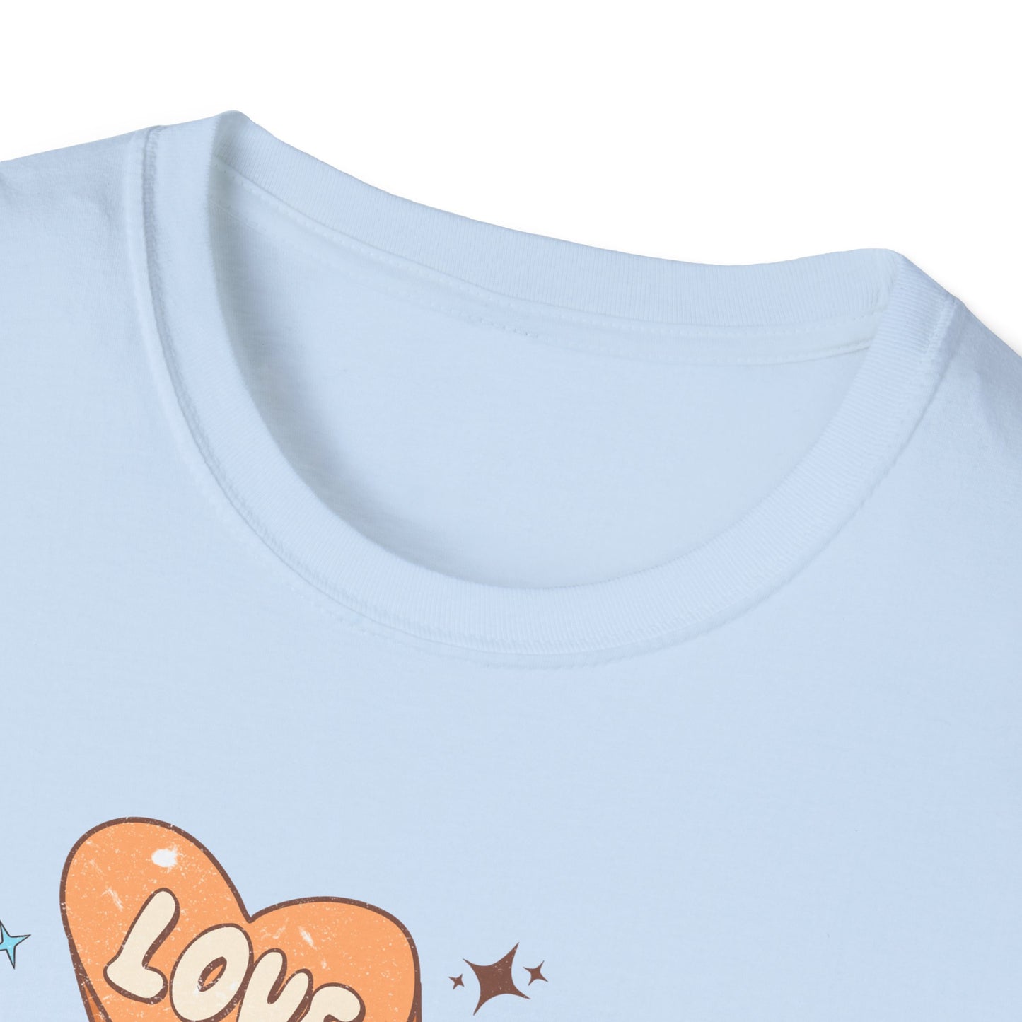 Adorable Retro Conversation Hearts T-Shirt - Sweet Valentine's Day Love & Kisses Graphic Tee - Charming Gift for Her