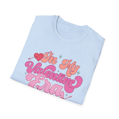 Groovy 'In My Valentine Era' T-Shirt | Retro Pink Heart Trendy Valentine's Day Tee | Sweet Love Season Gift