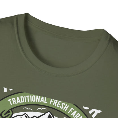 Classic Red Tractor Farm T-Shirt | Traditional Fresh Agriculture Tee | Premium Country Life & Farmer Gift