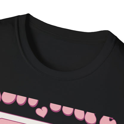 Groovy Mix Tape Love Songs T-Shirt | Retro Cassette Music Lover Tee | Sweet Vintage Valentine's Day Gift