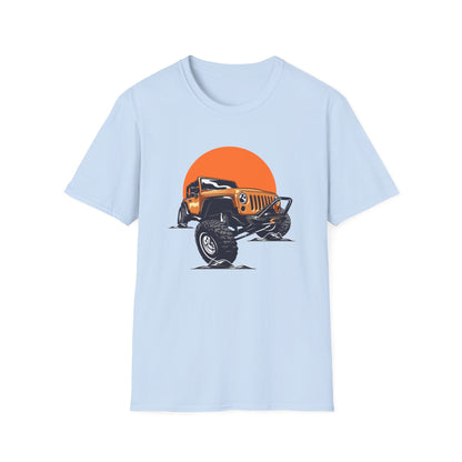 Epic Off-Road Jeep Wrangler T-Shirt | Rugged 4x4 Adventure Sunset Tee | Ultimate Gift for Jeep Lovers & Off-Road Enthusiasts