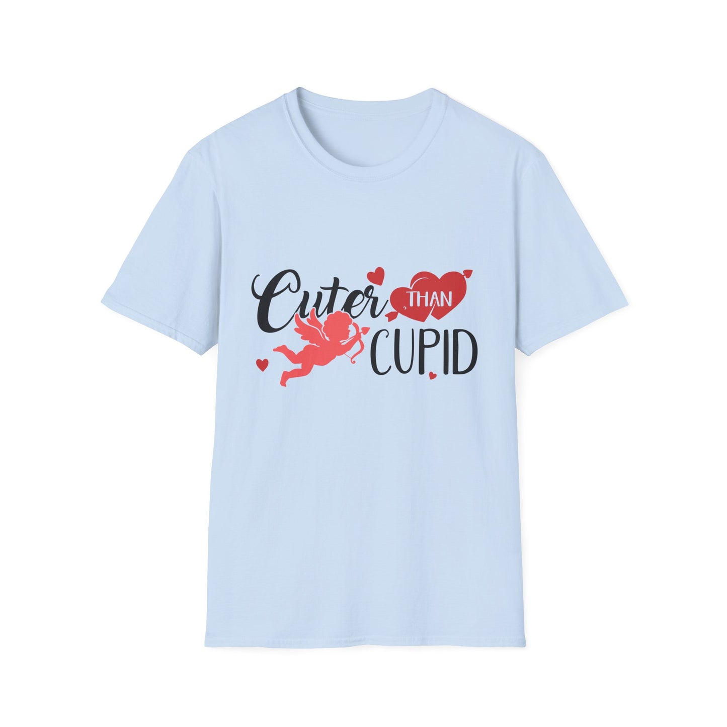 Love You More Than Abstract Funny T-Shirt | Unique Cupid Hearts Valentine's Day Tee | Romantic & Humorous Gift