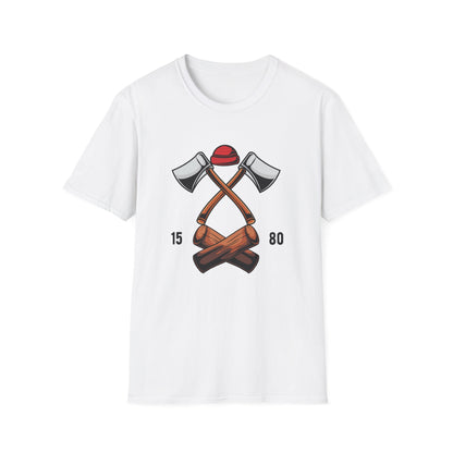 Ultimate Lumberjack T-Shirt | Authentic Woodsman Axes & Logs Vintage Tee | Rustic Outdoor Apparel Gift