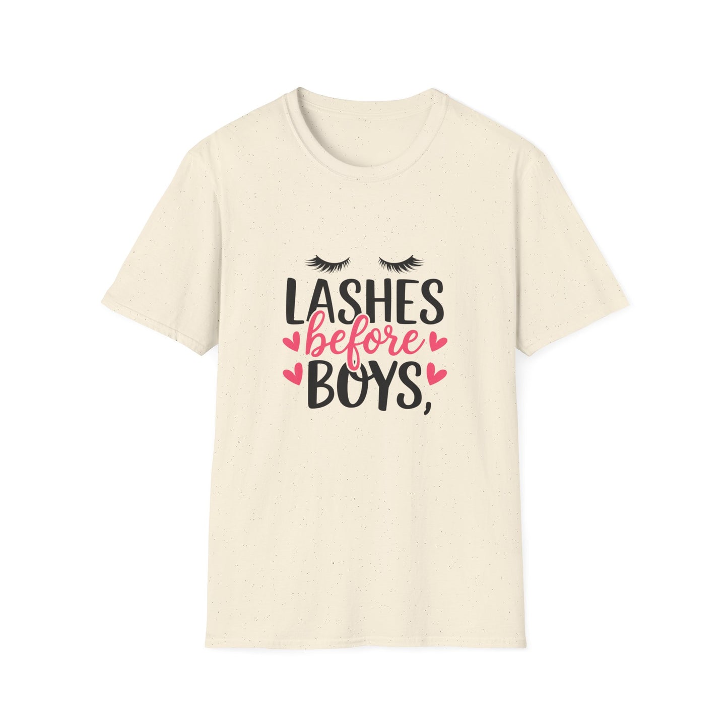 Charming 'Before' T-Shirt | Women's Getting Ready Tee with Eyelashes & Hearts | Perfect Bachelorette & Bridal Gift