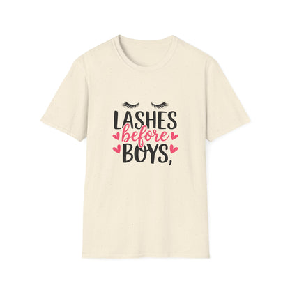 Charming 'Before' T-Shirt | Women's Getting Ready Tee with Eyelashes & Hearts | Perfect Bachelorette & Bridal Gift