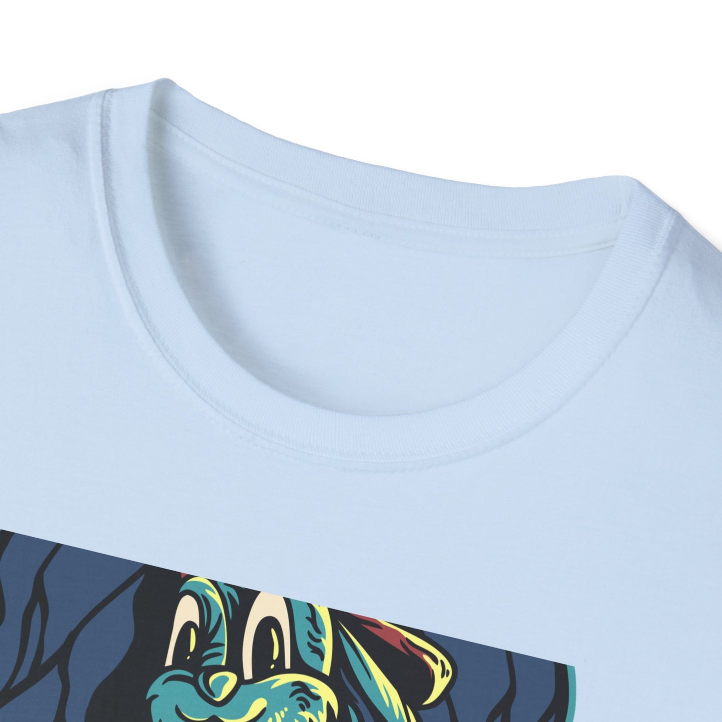 Cool Hip Hop Rabbit T-Shirt | Trendy Streetwear Bunny Tee | Vibrant Urban Animal Design | Unique & Awesome Unisex Apparel