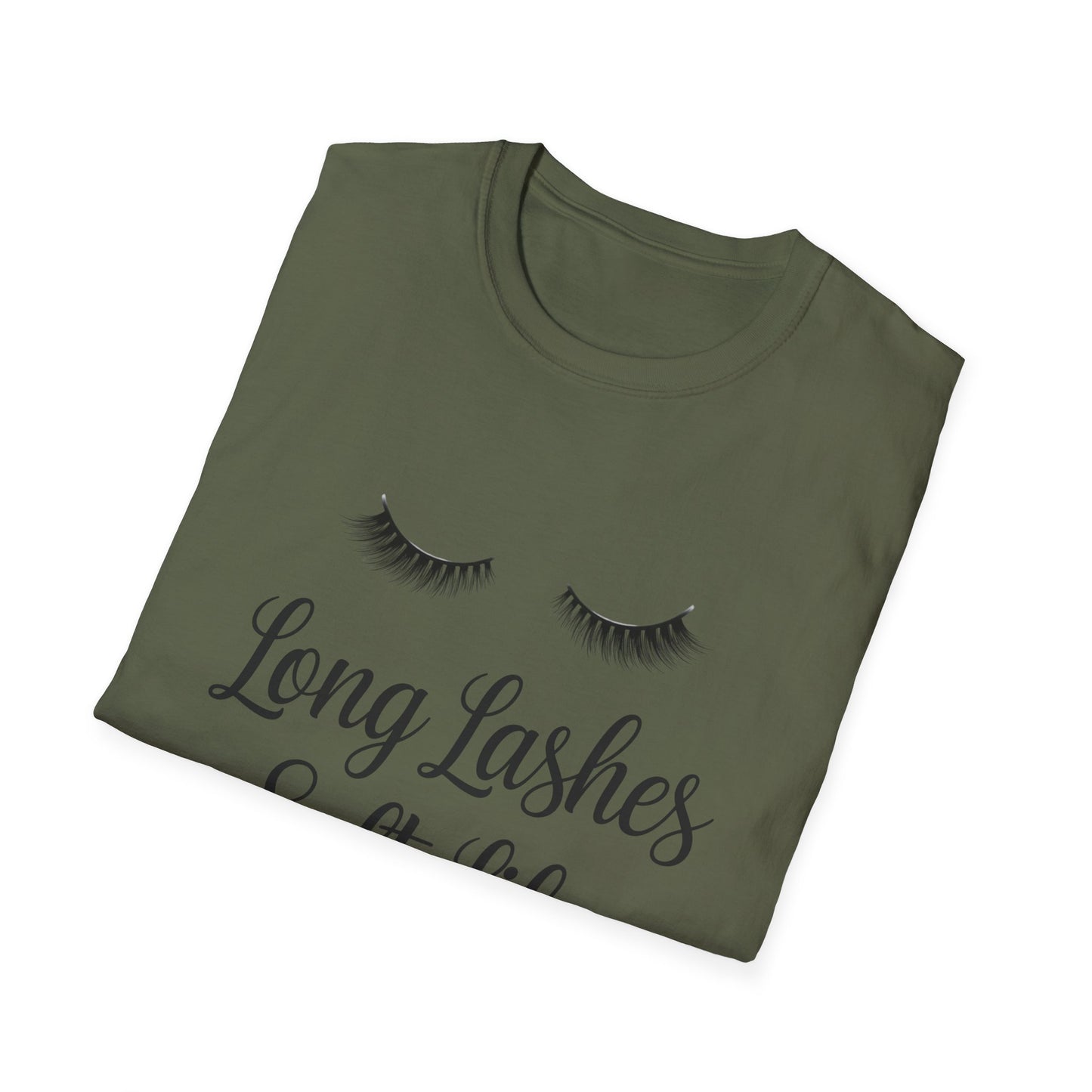 Long Lashes Soft Life T-Shirt - Chic False Eyelash Beauty Tee for Women | Effortless Glamour & Comfort Fashion
