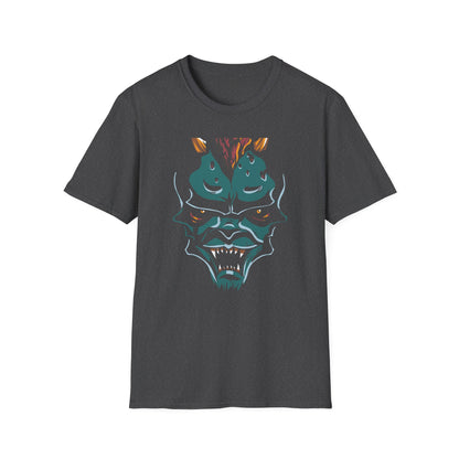 Unleashed Fiery Demon T-Shirt: Epic Monster Face Graphic Tee for Goth, Fantasy & Edgy Style Lovers | Bold & Unique