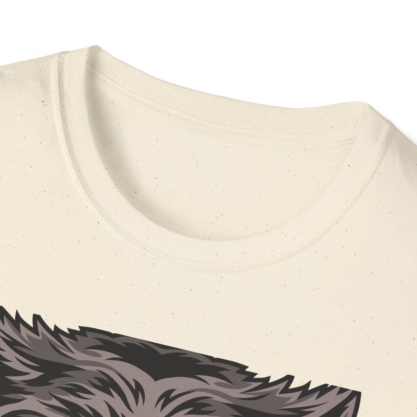 Unleash Your Inner Beast: Fierce Snarling Alpha Wolf T-Shirt - Dominant Wildlife Graphic Tee for Men