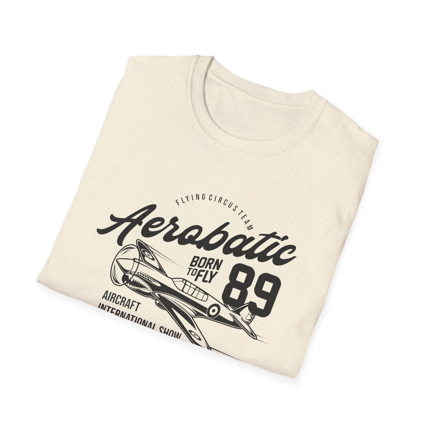 Epic Aerobatic 89 T-Shirt for Pilots & Aviation Fans | Vintage Warhawk 'Born to Fly' Air Show Tee