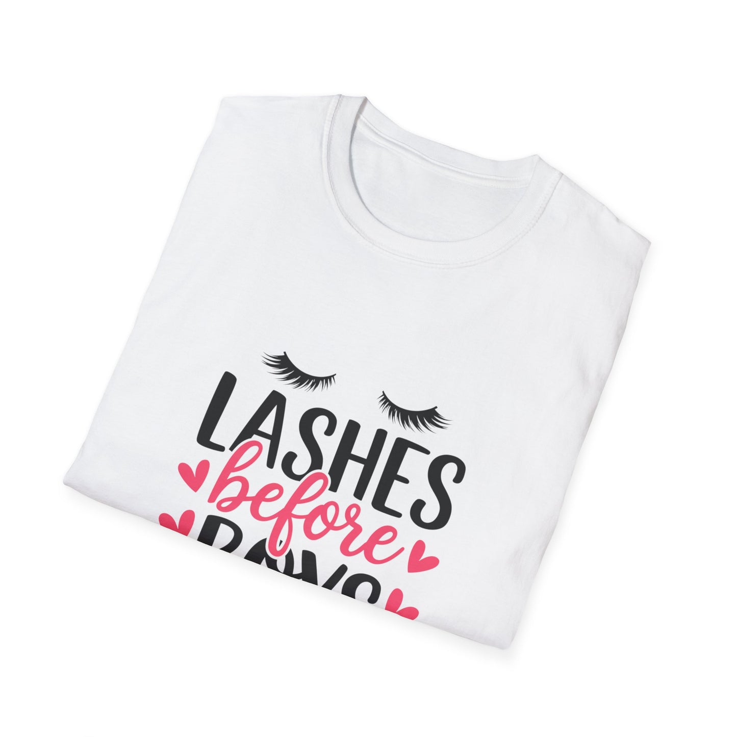 Charming 'Before' T-Shirt | Women's Getting Ready Tee with Eyelashes & Hearts | Perfect Bachelorette & Bridal Gift