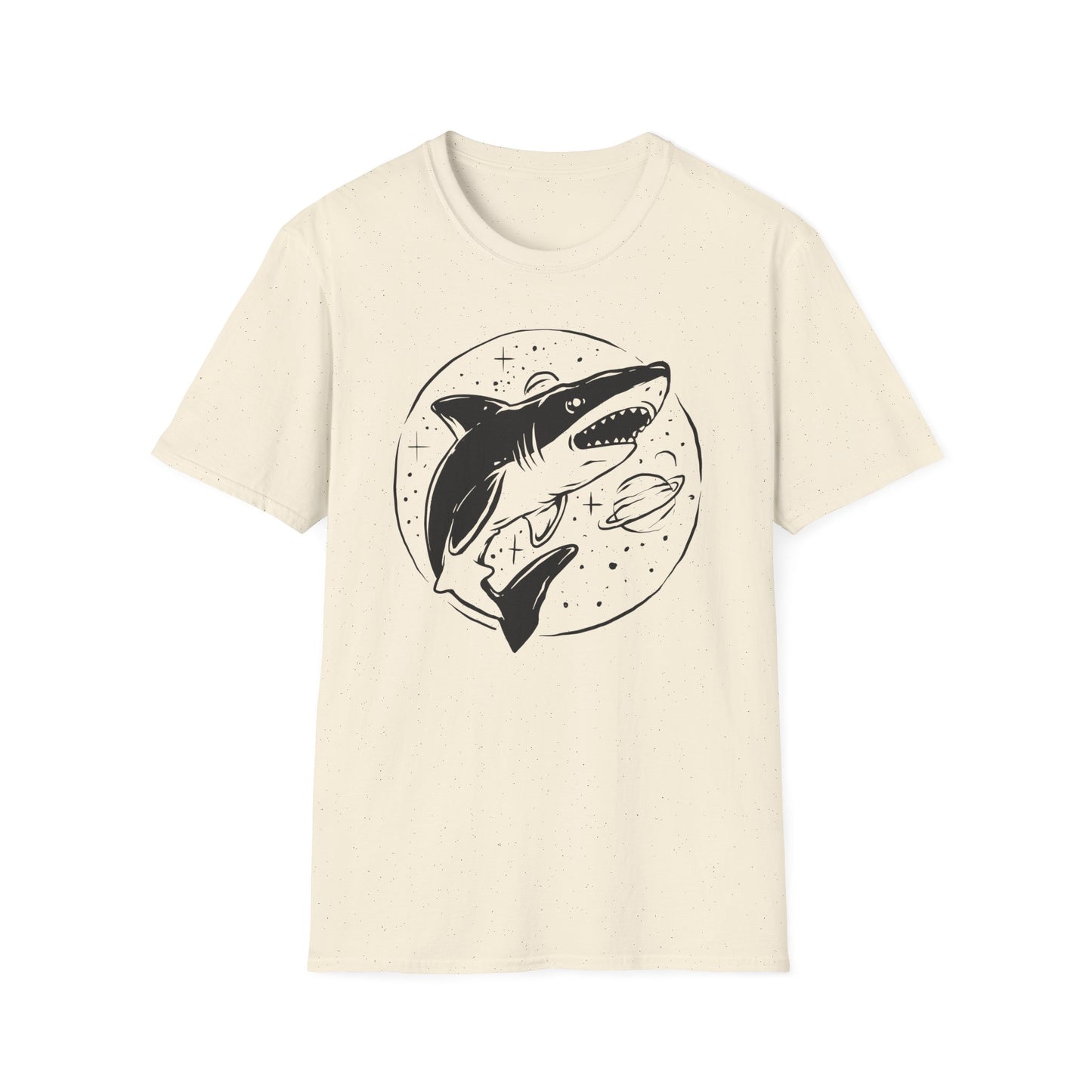 Epic Cosmic Shark T-Shirt | Stellar Space Ocean Graphic Tee | Unique Marine Life Apparel Gift