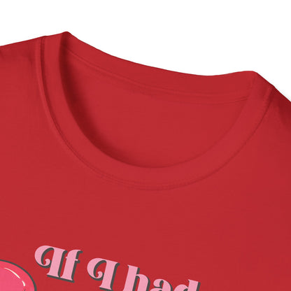 Edgy Romantic Skull T-Shirt | "If I Had Feelings They'd Be For You" Pastel Goth Love Tee | Unique Valentine's Gift