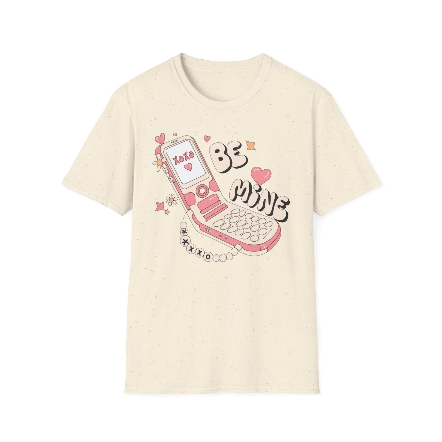 Adorable Y2K "XOXO Be Mine" Flip Phone T-Shirt | Nostalgic Retro Love Tee for Valentine's & Everyday Chic