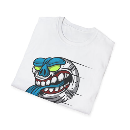 Epic Wild Face T-Shirt - Speedy Cartoon Monster Tongue Tee for Edgy Streetwear & Unique Style