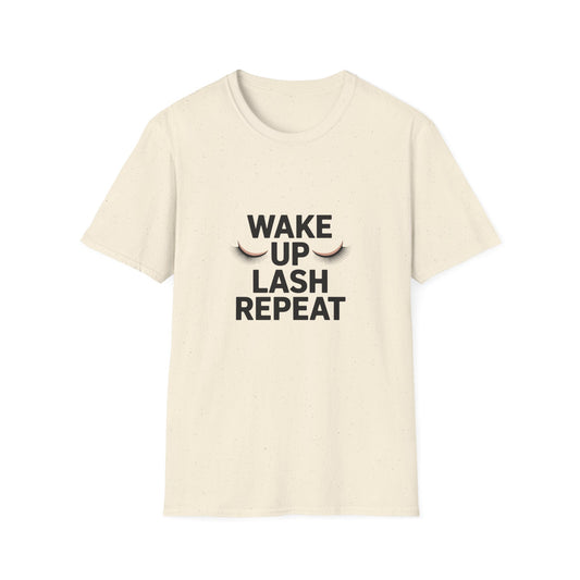 Wake Me Up For Beauty T-Shirt | Dreamy Lashes Graphic Tee | Chic Self-Care Fashion for Her