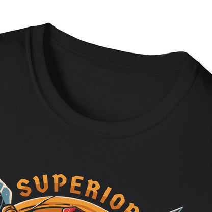 Superior Spartan Warrior T-Shirt: Epic Greek Helmet & Spears Design - Unleash Your Inner Strength