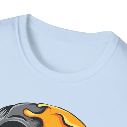 Trippy Melting Skull Emoji T-Shirt - Unique Psychedelic Graphic Tee | Cool Streetwear Statement Gift