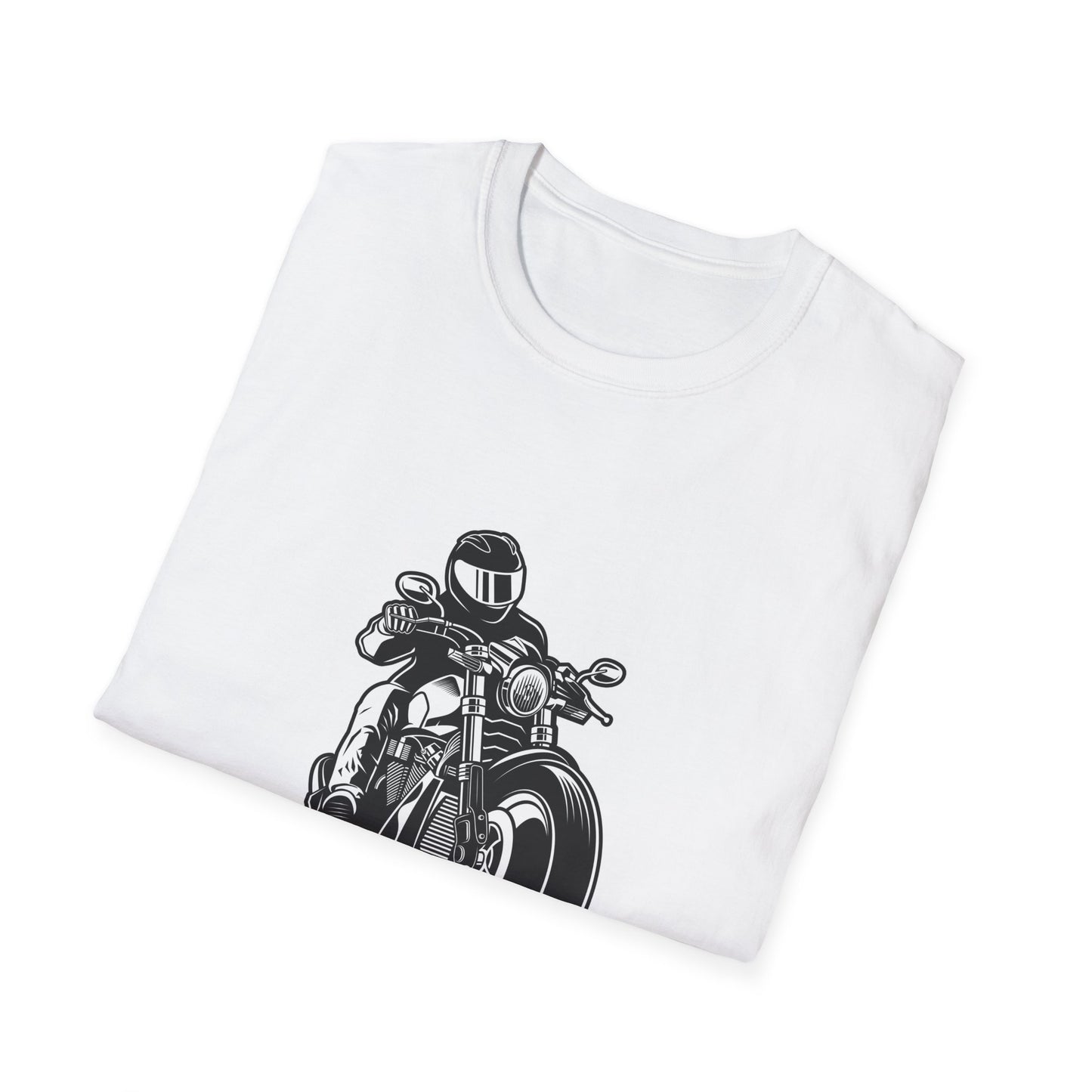 Epic Motorcycle Rider T-Shirt - Bold Biker Chopper Design for Men & Women, Thrilling Open Road Tee