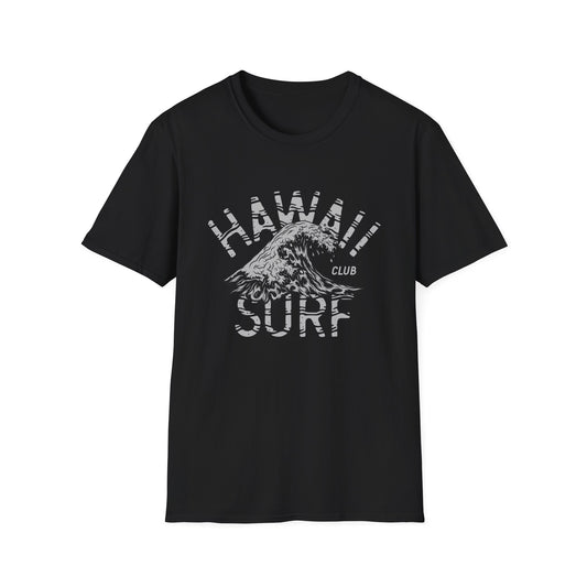 Epic Hawaii Surf Club T-Shirt - Vintage Wave Graphic Tee for Ocean Lovers | Classic Beach Life Summer Apparel