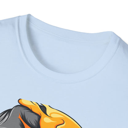 Bold Melting Skull Emoji T-Shirt | Edgy Dripping Face with Cool Glasses | Unique Trendy Tee for Halloween & Streetwear Lovers